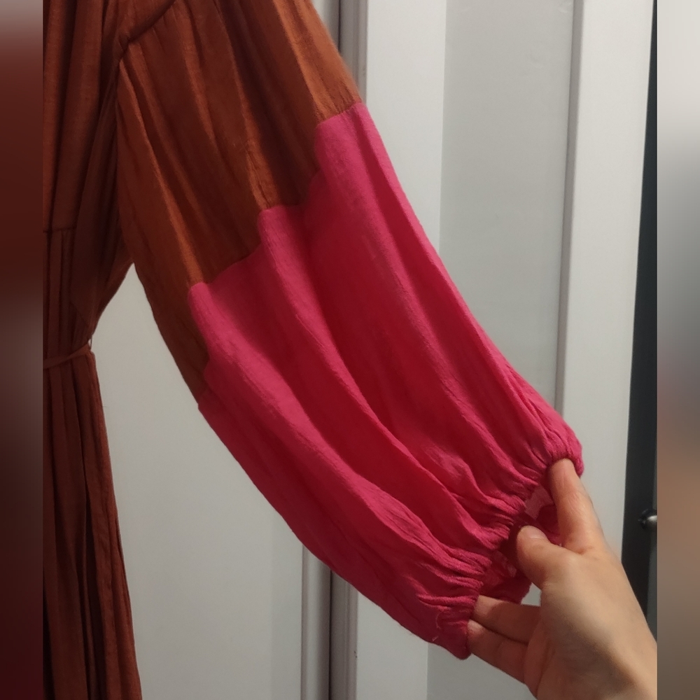 Billowy Bohemian Gypsy Midi Dress - Picture 13 of 15